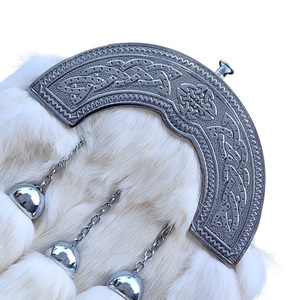 Último Estilo, Moderno Sporran Escocés, Vestido Completo, Precio Económico, Sporran de Piel de Conejo, Todas las Tallas Disponibles, Alta Calidad - Product Image 5