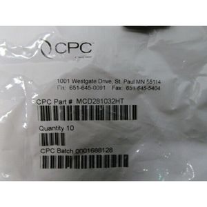 1 Lote de 8 Insertos de Acoplamiento con Válvula CPC MCD281032HT - Equipo y Piezas de Semiconductores de Confianza de Marca Global - Product Image 1