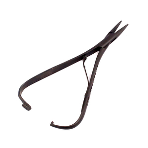 Professional Mathieu Needle Holder Surgical Instrument with Ratchet Handle for Precision Suturing and <b>Tissue</b> Closure - Product Image 2