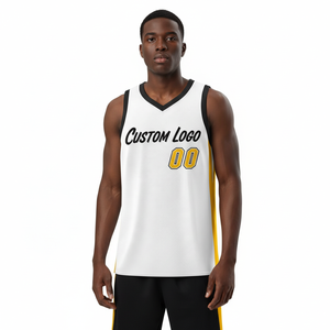 Nouvelle Collection 2026 : Maillot de Basketball Personnalisé Brodé et Imprimé par Sublimation, Respirant et Anti-Transpiration, avec Transfert Thermique Personnalisé - Product Image 1