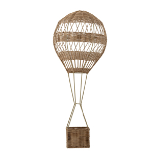 Elegant Rattan Hot Air <b>Balloon</b> Wall Decor Nursery Wicker Rattan Wall Decor Stickers Hot Air <b>Balloon</b> Kids Room Decoration - Product Image 3