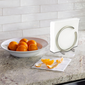 Porte-serviettes élégant et moderne en métal peint pour la décoration de table, organisateur élégant pour la salle à manger et la cuisine - Product Image 3