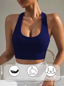 Soutien-gorge de yoga actif pour femme, avec maintien doux et sans coutures, idéal pour l'exercice, le fitness et les séances d'entraînement - Product Image 1