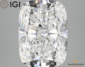 เพชรคุณภาพสูง 5.01 กะรัต CVD Lab Grown Diamond ทรงคุชชั่น สี E ความสะอาด VS2 พร้อมใบรับรอง IGI สำหรับทำแหวนแบบกำหนดเอง - Product Image 1