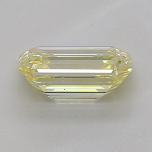 0.89 Ct Light Yellow Emerald Cut Loose Diamond VS1 Clarity Excellent Cut Certified Diamond for Fine Jewelry & Engagement Rings - Product Image 2
