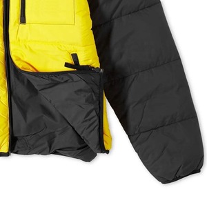 Men's Bomber Jacket Black Yellow Color Blocking Waterproof Windproof Zipper Closure Spring Casual Formal Outerwear <b>Camouflage</b> - Product Image 4