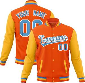 Chaquetas de Béisbol para Hombre con Diseño Personalizado, Nombre del Equipo y Número Bordados - Product Image 6