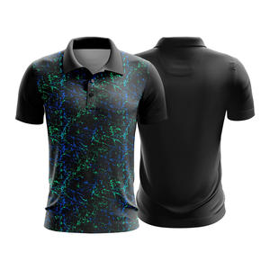 เสื้อโปโลพิมพ์ลายแบบซับลิเมชั่นทั้งตัว แฟชั่นขายดี เสื้อโปโลสั่งทำพร้อมโลโก้สำหรับผู้ชาย - Product Image 2