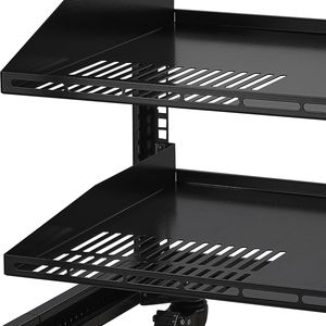 Rack Server Open Frame 9U Autoportante con Profondità Regolabile 23-40, Ruote Girevoli a 360 Gradi, Montaggio a Parete H, Rack di Rete/Utility - Product Image 2