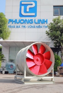 Ventilador Axial Personalizado de Acero SS400 de Alta Resistencia 400-1500mm, Accionamiento Directo de Alta Energía APL-8-14D de Fábrica en Vietnam - Product Image 2
