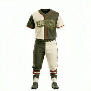 Camiseta de Béisbol Personalizada al por Mayor, de Alta Calidad, Cosida, a la Moda de Verano, Uniforme de Béisbol en Blanco para Sublimación - Product Image 4