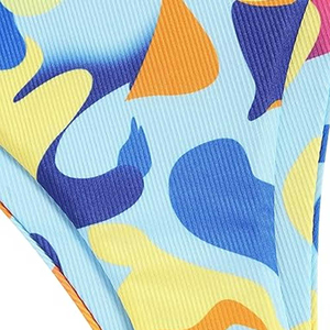 Meilleur ensemble de maillots de bain bikini personnalisés de couleur unie, taille standard, style sexy, vêtements de plage pour femmes - Product Image 5