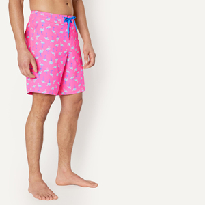Shorts de bain pour hommes style moderne, imprimé sublimé, couleurs vives, séchage rapide, tissu polyester, style insulaire traditionnel - Product Image 5