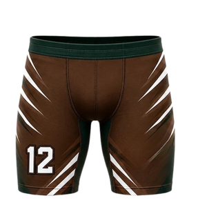 Ensemble Maillot et Short de Football 7v7 à Capuche Sans Manches Personnalisable avec Nom et Numéro du Joueur, Design par Sublimation, pour Entraînement et Matchs d'Équipe 100% - Product Image 5