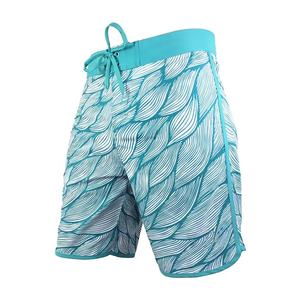 <b>Men's</b> Casual Solid-Pattern <b>Sleep</b>-Wear Shorts In Blue-Green With Drawstring-Designs and Pockets Sublimation Printings - Product Image 1