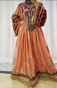 Vestido Regional Afgano de Alta Calidad para Mujer, Nuevo Diseño, Manga Larga, Bordado, Vestido Afgano Kuchi con MOQ Bajo - Product Image 4