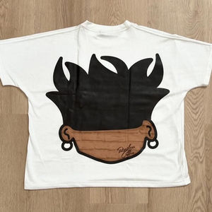 เสื้อยืดขายส่งทรงโอเวอร์ไซส์ สตรีทแวร์ ผ้าหนา 100% คอตตอน ทรงบ็อกซี่ ตัดสั้น สำหรับผู้ชาย - Product Image 1