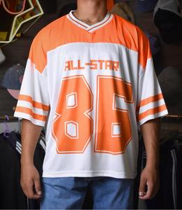 Nouvelle Collection 2025 – Maillots de Football Imprimés Grande Taille – Vente en Gros – Hauts en Mesh Streetwear Oversize pour Hommes – Numéro Personnalisé 80 - Product Image 1