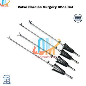 Juego de Instrumentos Quirúrgicos para Válvulas Cardíacas de 4 Piezas de Primera Calidad para Entrenamiento en Cirugía Cardiovascular Mínimamente Invasiva y Uso Profesional - Product Image 4
