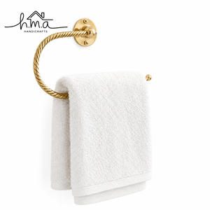Antique Gold Brass Toilet Paper Holder U Shape Support Arm <b>Wall</b> Mounted Bathroom Tissue Roll Holder Classic Minimal Design - Product Image 6