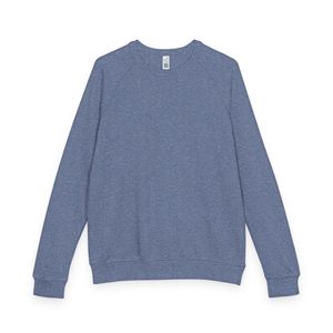 Suéter Unisex Azul de Algodón con Cuello Redondo, Tejido de Punto, Estilo Casual Holgado, Largo Regular, para Invierno, con Bolsillo Transpirable - Product Image 3