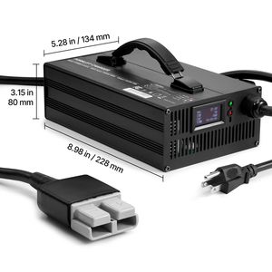 Chargeur de batterie intelligent entièrement automatique pour chariot élévateur 24V 30A, chargeur de veille 24 Volts avec prise Anderson, entrée 15A, charge 40A - Product Image 2