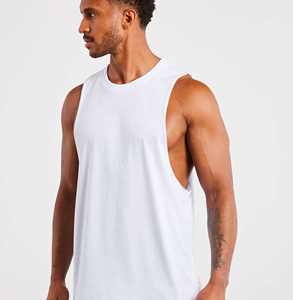 Débardeur Stringer en Coton Personnalisé avec Logo pour Hommes, Grande Taille, pour Gym, Fitness, Entraînement Athlétique, Musculation - Product Image 4