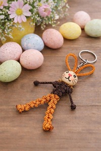 Bunny Shape Key Chain for Kid Stylish Cute <b>Keyring</b> Bag <b>Charm</b> for School Backpack Pencil Pouch and Return Gift Decorative Objects - Product Image 6