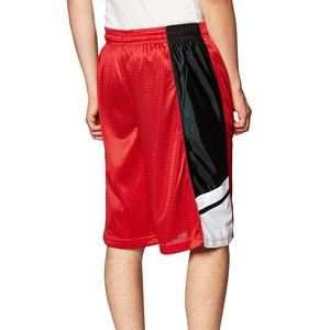 Shorts de basket-ball en maille noir et blanc pour hommes, taille élastique, respirant, avec poches, vêtements de sport d'été, coupe régulière, adulte - Product Image 4