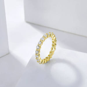 ZAWO HOUSE <b>925</b> Sterling <b>Silver</b> Unisex Vintage Pear Moissanite Engagement <b>Ring</b> Freshwater Pearl Gold Plating - Product Image 4