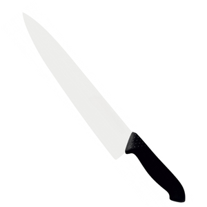 Couteaux de chef avec lame de 300 mm et manche ergonomique texturé noir pour la découpe professionnelle en cuisine, la découpe et la préparation des aliments à la maison - Product Image 3