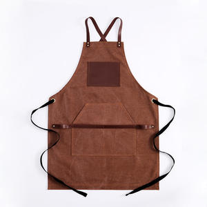 Tablier de barbier personnalisé avec logo, unisexe, en cuir PU, tablier de chef, tablier de barbier - Product Image 2