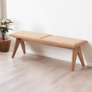 Mobilier de salle à manger en rotin naturel - Product Image 2