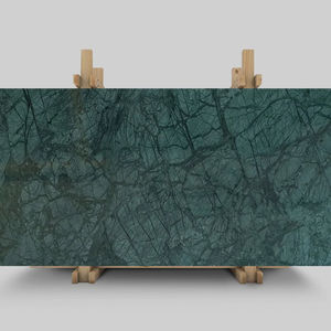 Marbre vert indien de luxe, pierre naturelle, marbre poli, panneau mural moderne, évier de cuisine, comptoir, meuble-lavabo, villa, intérieur - Product Image 1