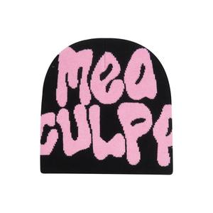 หมวกบีนนี่อะคริลิค 100% แบบยูนิเซ็กซ์ สไตล์ Y2K ทรงหลวม สำหรับฤดูหนาว ลายการ์ตูน คุณภาพสูง พร้อมโบว์และขอบหมวก - Product Image 1