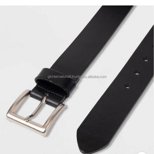 Ceinture décontractée en cuir fait à la main avec boucle ardillon en métal, ceinture en cuir pleine fleur pour jeans dans toutes les tailles personnalisées, commande en gros - Product Image 3