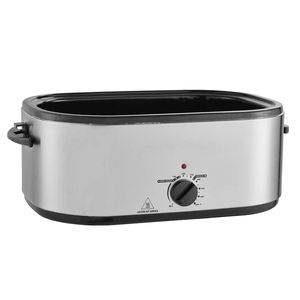 Forno Elettrico da Banco da 24 QT con Coperchio Autoriscaldante, 1450W, Funzioni Scongelamento e Mantenimento Caldo per Arrosto di Tacchino - Product Image 5