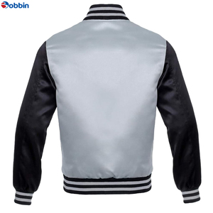 Good Design Unisex <b>Baseball</b> Varsity <b>Jacket</b> Plus Size Letterman College Winter 100% Silk Quick Dry Windproof Casual Solid Color - Product Image 6