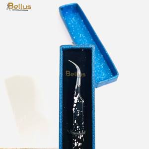 Pinzas Profesionales Curvas para Volumen de Pestañas, de Acero Inoxidable con Recubrimiento de Color, Punta Suave, Herramienta para Extensión de Pestañas - Product Image 5