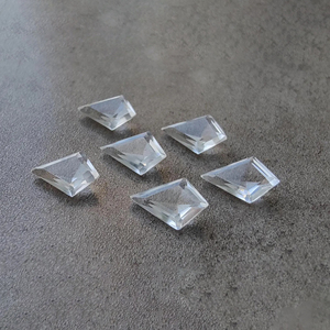 Cristal de Cuarzo AAA+ en Forma de Cometa, Corte Facetado, Piedra Suelta Calibrada para Joyería, Disponible en Todos los Tamaños - Product Image 2