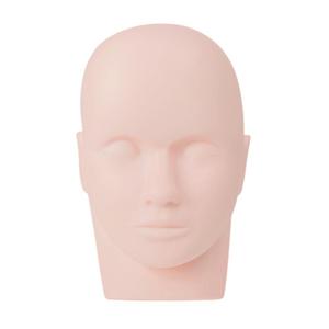 Outil de formation au maquillage avec tête de mannequin en caoutchouc souple pour la pose de cils, mannequin professionnel pour la greffe de cils - Product Image 4