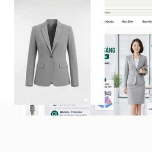 <b>Women's</b> Business Blazer <b>Suit</b> Set Office Formal <b>Skirt</b> <b>Suit</b> - Product Image 1
