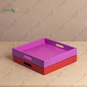 ถาดไม้ไผ่สาน ถาดเสิร์ฟไม้ไผ่แบบม้วน ทำด้วยมือ เป็นมิตรกับสิ่งแวดล้อม สำหรับใช้ในบ้านและธุรกิจโรงแรม - Product Image 5