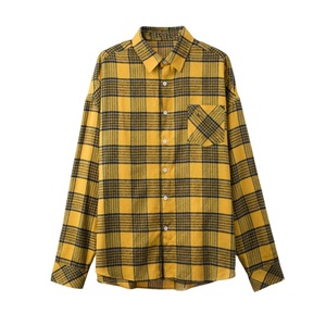 Camisa de Franela Acolchada Sin Pedido Mínimo, Cuello Redondo, Casual, Personalizada para Hombre, 100% Algodón, Camisas de Primavera - Product Image 1