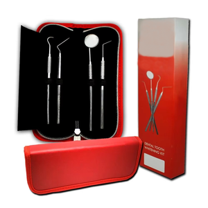 Kit d'implants dentaires, ensemble d'instruments de chirurgie buccale, instruments dentaires certifiés CE, instruments chirurgicaux dentaires en argent, manuel - Product Image 3