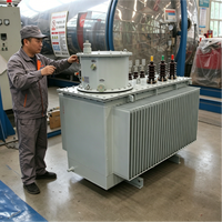 Transformateur de distribution 630 kVA avec commutateur de branche sous charge, transformateur abaisseur de tension 11 kV vers 0,4 kV, conforme à la norme IEC