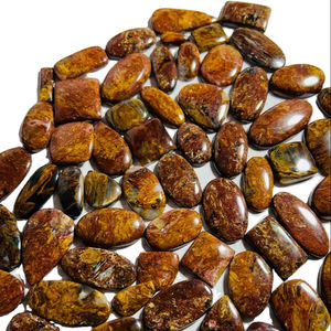 Gemas Sueltas Naturales de Alta Calidad de Pieter Site, Cabujones de Diferentes Tamaños y Formas Mixtas, Gemas Trimurti Hechas a Mano de Rajasthan para Joyería - Product Image 2