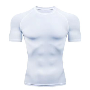 2026 Customized OEM Bjj Rash Guard <b>For</b> <b>Men</b> Custom Sublimation Printed <b>Compression</b> <b>Shirt</b> MMA Rash Guard - Product Image 3