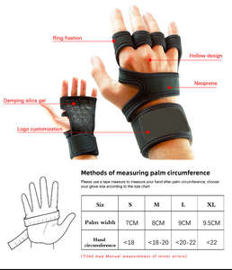 Wholesale Custom Logo Men Protection Palm Cross <b>Training</b> Fitness <b>Weight</b> Lifting Grip Gym Gloves for Workout - Product Image 2