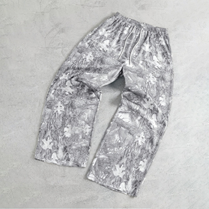 Pantalones Deportivos de Camuflaje para Hombre, Cintura Elástica con Cordón, Joggers Casuales Transpirables de Poliéster, Estilo Otoñal - Product Image 6